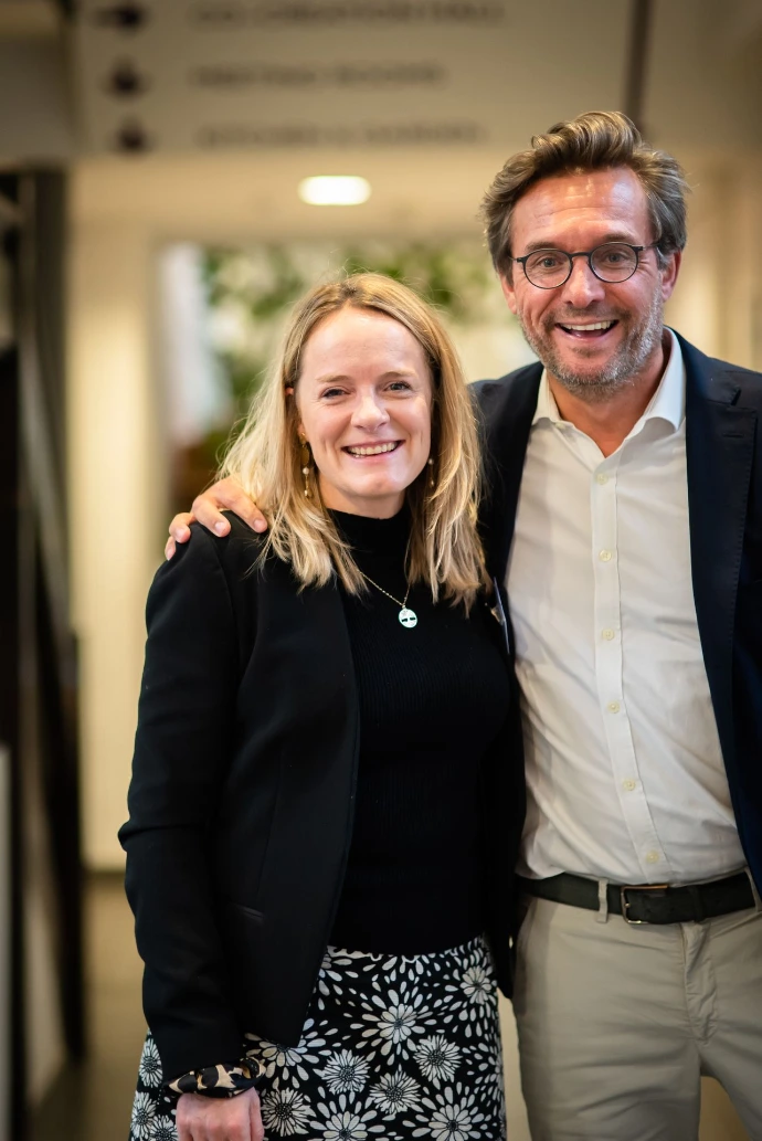 Isabelle Leparlier (HR &amp; Business Partner) &amp; Hervé Votron (ESG Director) - ELVI Partners Team