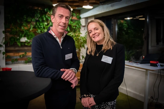 Dominique Kelder (Founder &amp; Managing Director) &amp; Isabelle Leparlier (HR &amp; Business Partner) - ELVI team - 