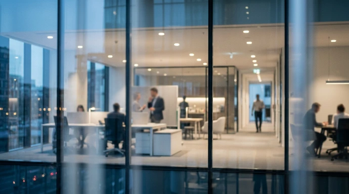 Open office workspace — supply chain consulting and interim management Belgium